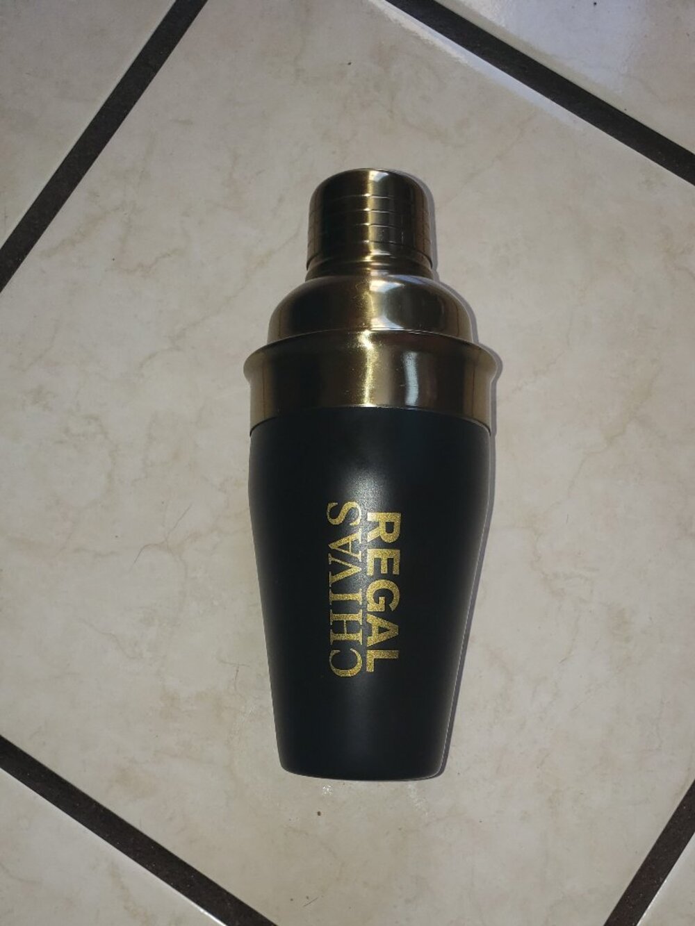Chivas Regal cocktail shaker